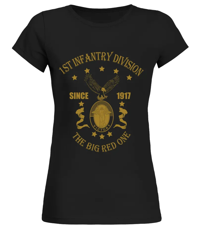 1ST INFANTRY DIVISION TSHIRT CAMISETA CUELLO REDONDO MUJER
