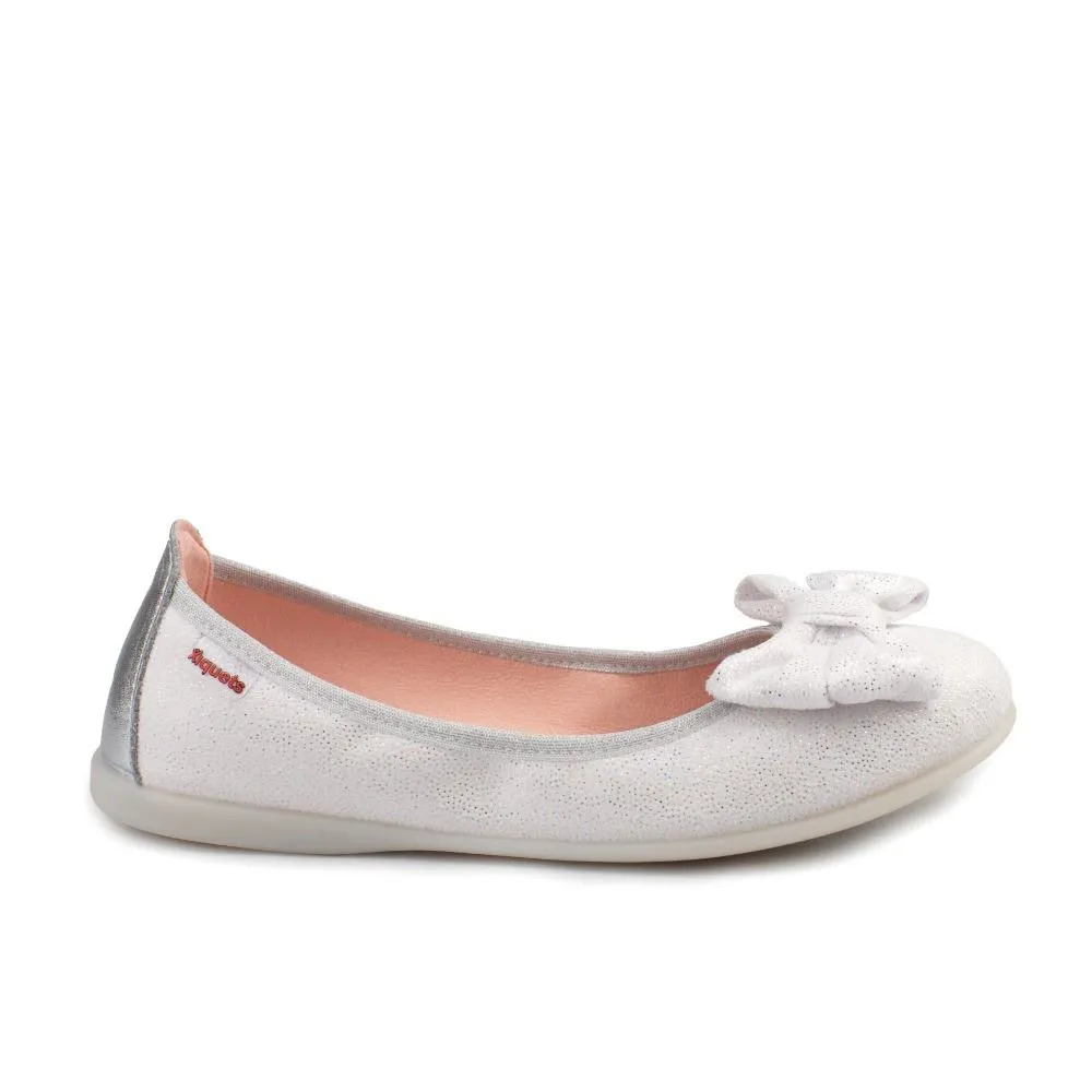Bailarina Niña Blanca y Plata Xiquets