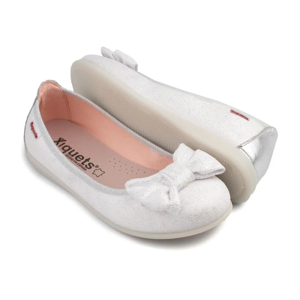 Bailarina Niña Blanca y Plata Xiquets
