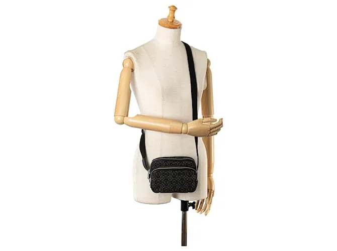 Bandolera LOEWE Anagram Camera negra Negro 