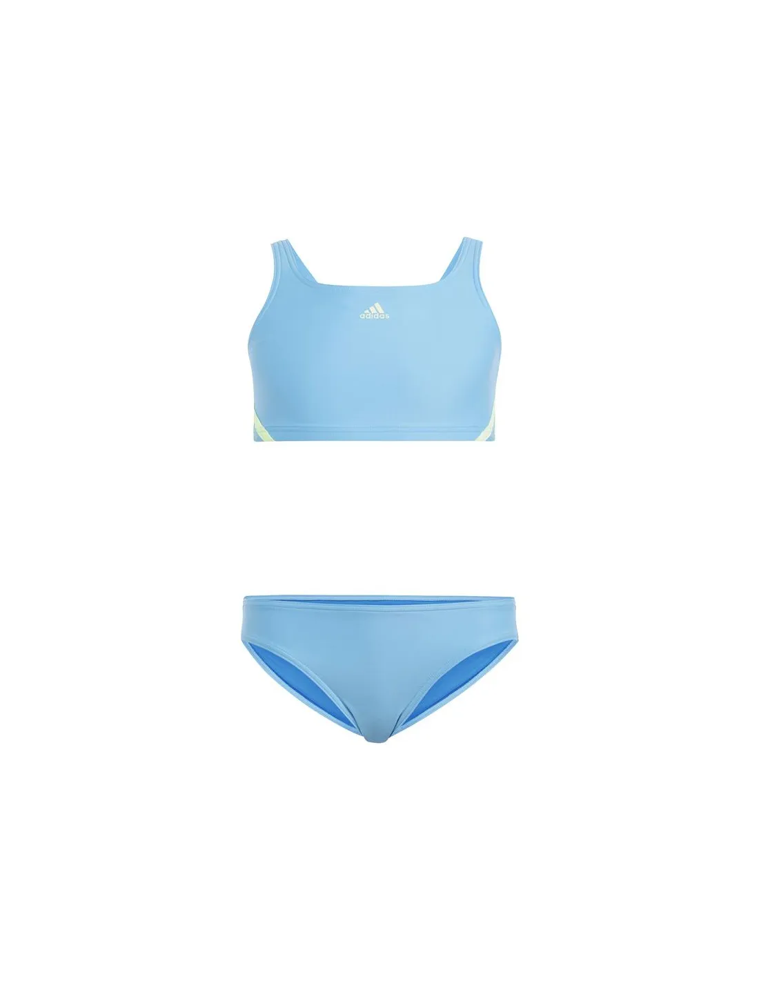 Bikini de Natación adidas 3 Bandas Niña Azul