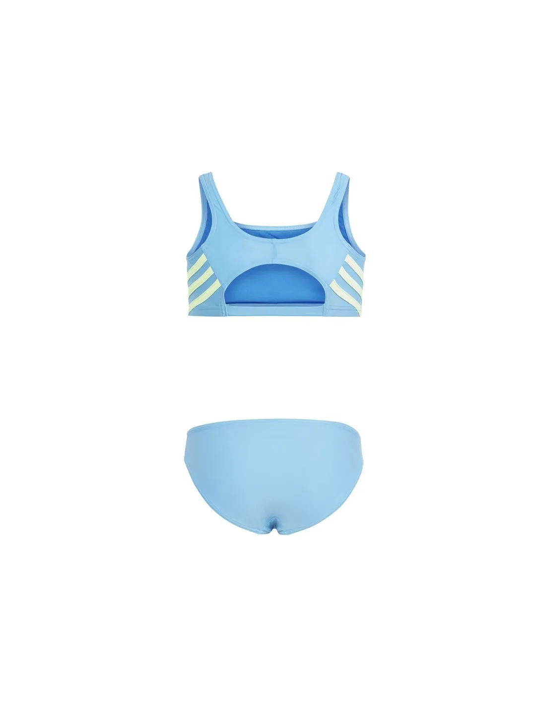 Bikini de Natación adidas 3 Bandas Niña Azul