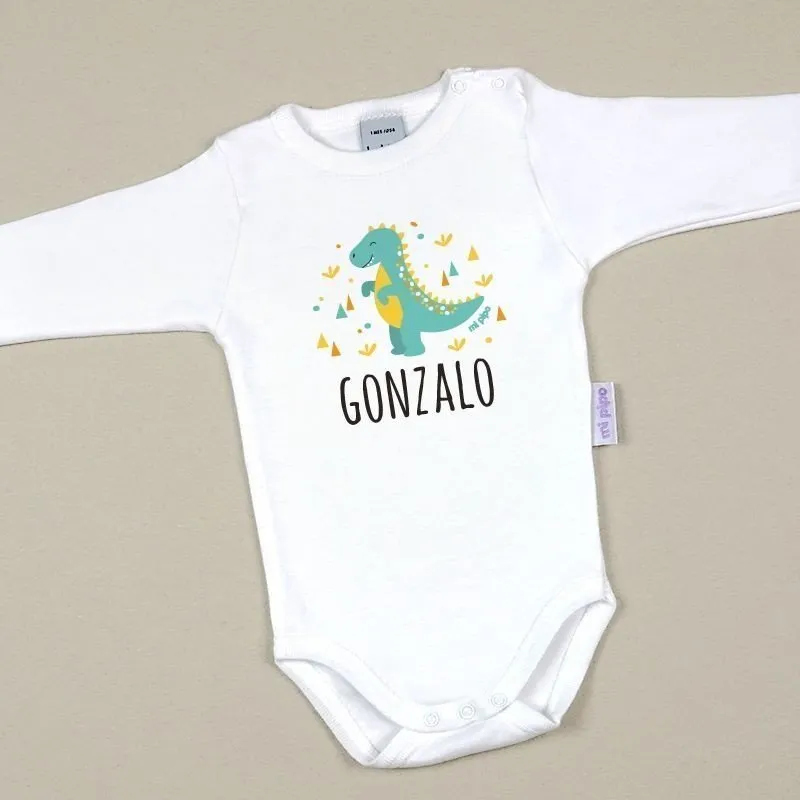 Body bebé Personalizado Dino