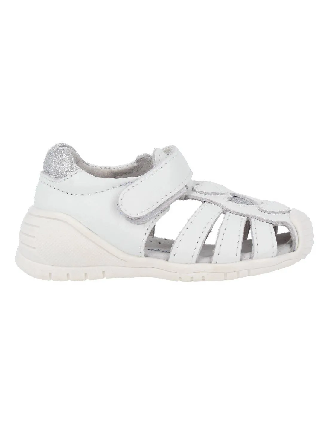 BUBBLE KIDS  CANGREJERA NIñA CORAZONES BLANCO
