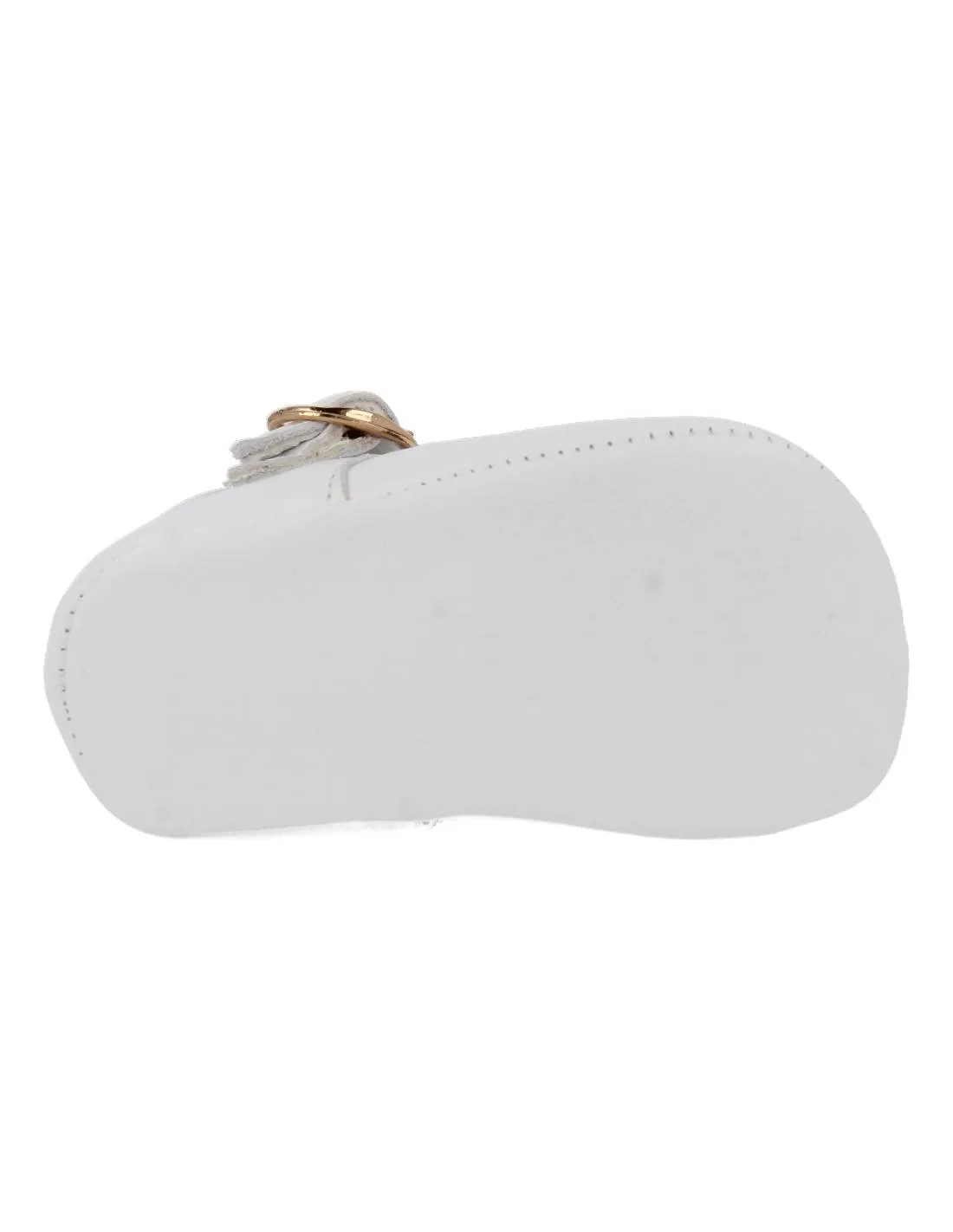 BUBBLE KIDS  ZAPATO PIEL PEPITO BLANCO