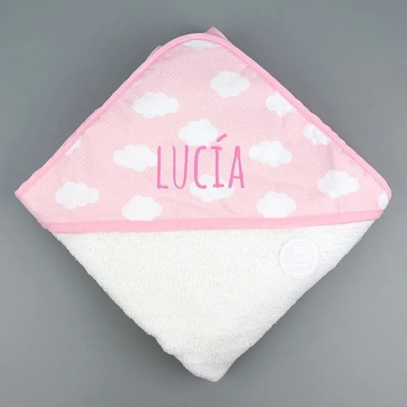 Cajita regalo bebé Nubes personalizada