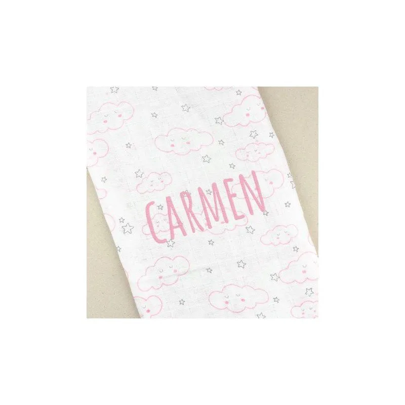 Cajita regalo bebé Nubes personalizada