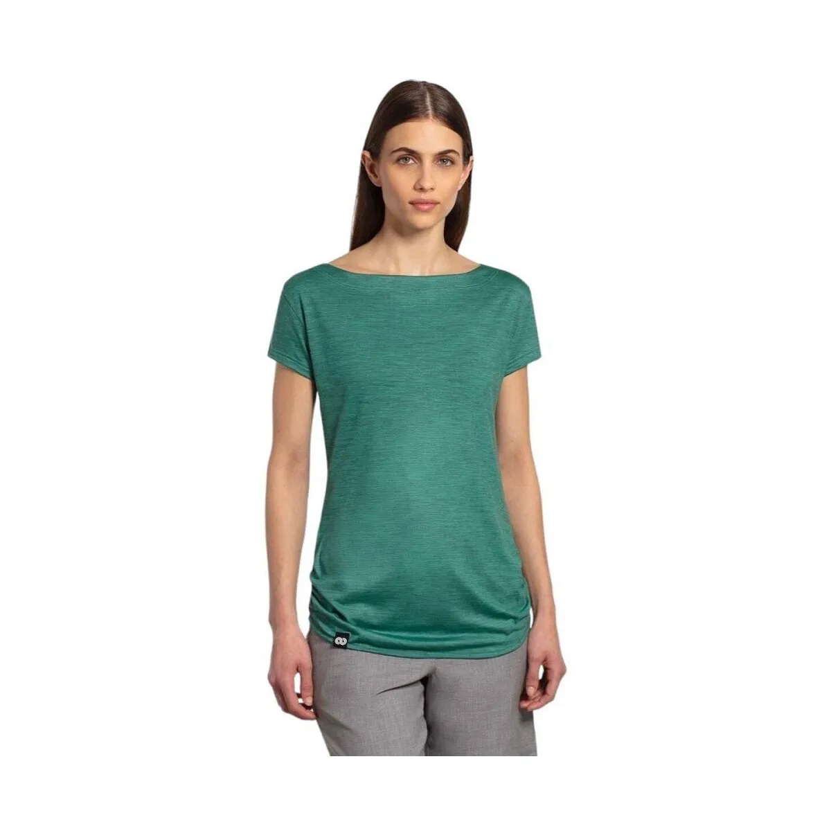 Camiseta Ava Merino 140 Mujer Island Green