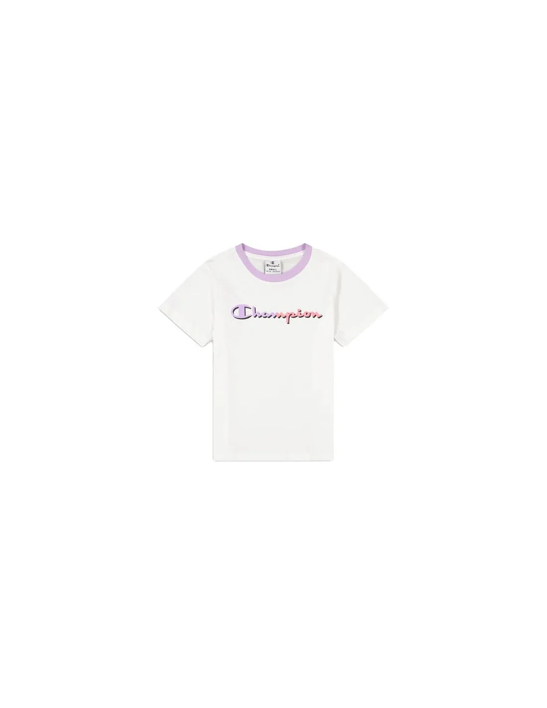 Camiseta Champion Crewneck Blanco Niña