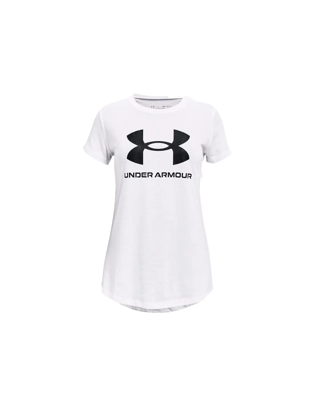 Camiseta de fitness Under Armour Live Sportstyle Graphic Blanco Mujer