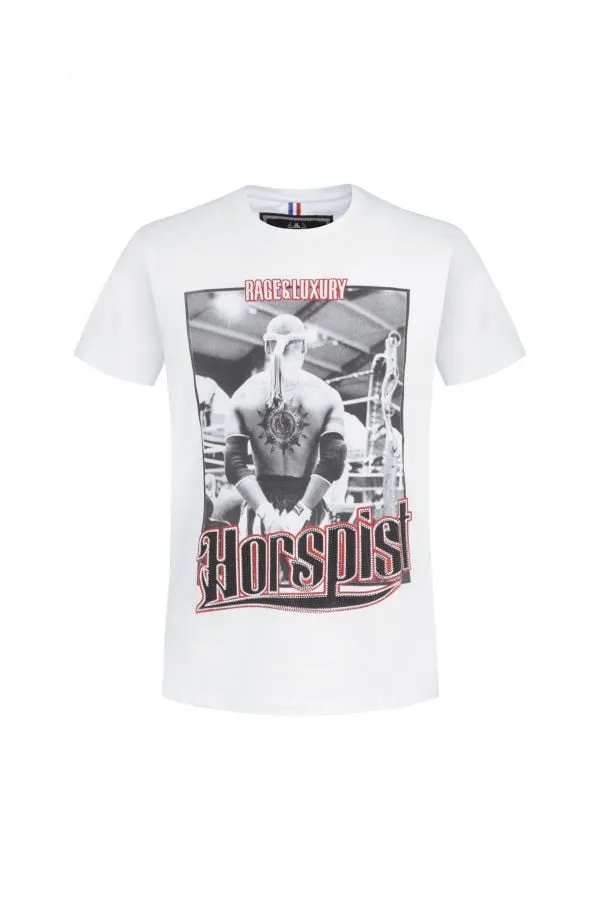 Camiseta Hombre Horspist Jordan M500 White/Red