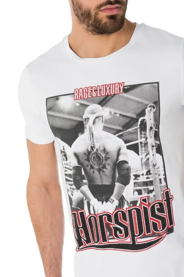 Camiseta Hombre Horspist Jordan M500 White/Red