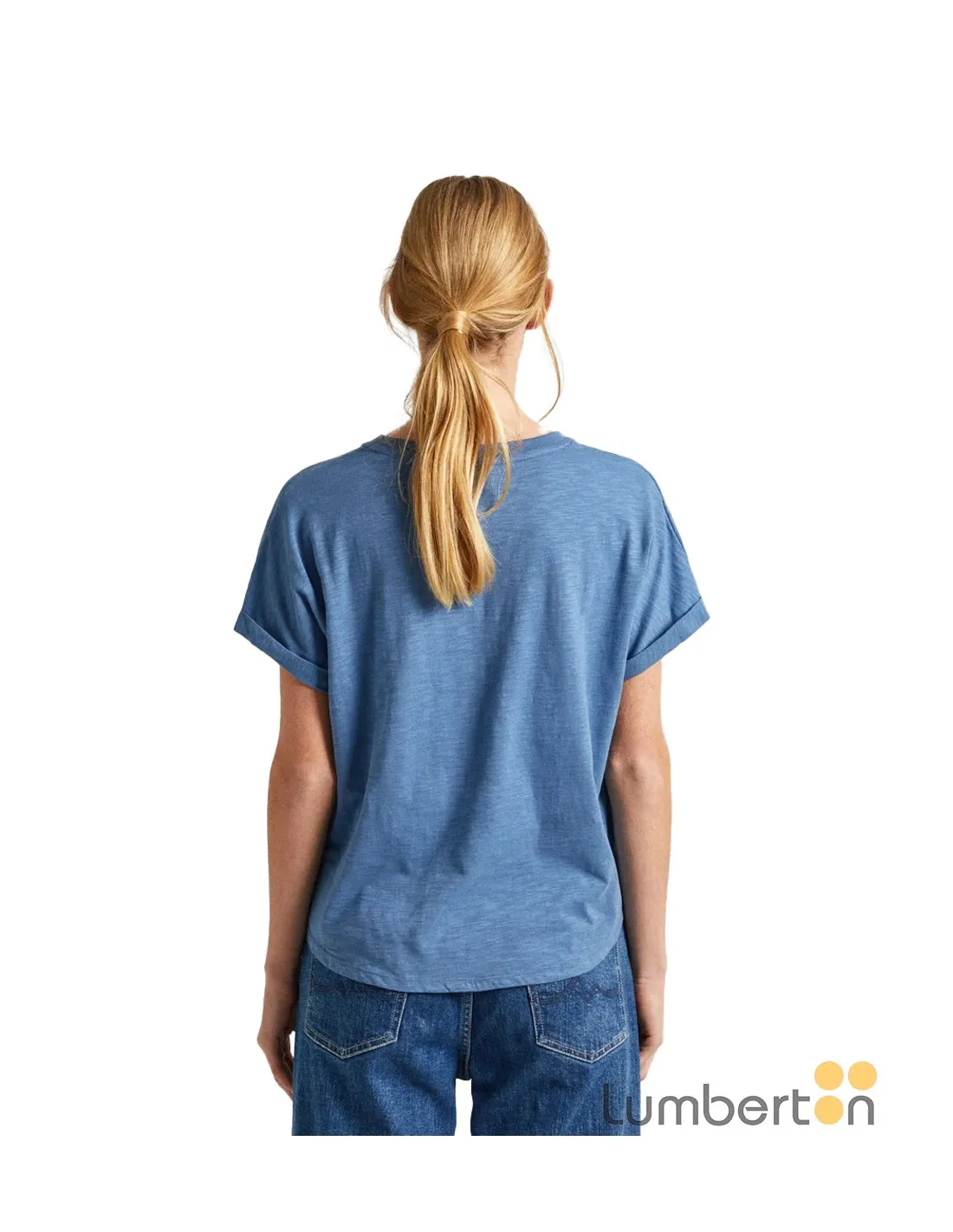 Camiseta m/c básica logo pepe YAX Pepe Jeans