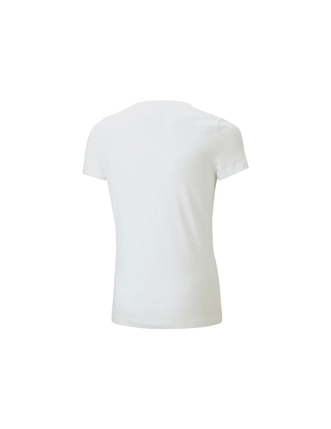 Camiseta Puma Ess+ Nova Shine Logo Niña White