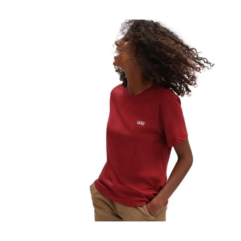 Camiseta Vans Boxy (Pomegranate) de mujer