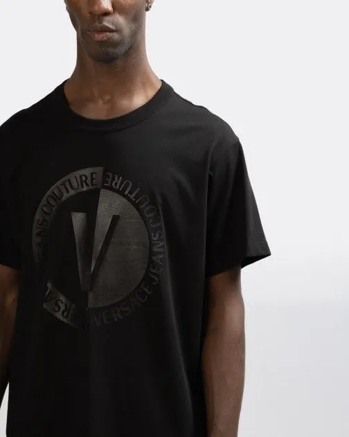 Camiseta Versace Jeans Couture 74GAHI07 Negro