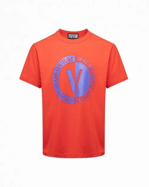 Camiseta Versace Jeans Couture 74GAHI07 Rojo