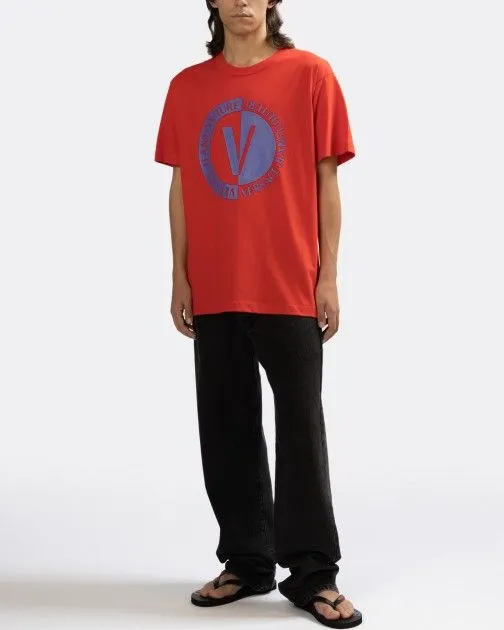 Camiseta Versace Jeans Couture 74GAHI07 Rojo