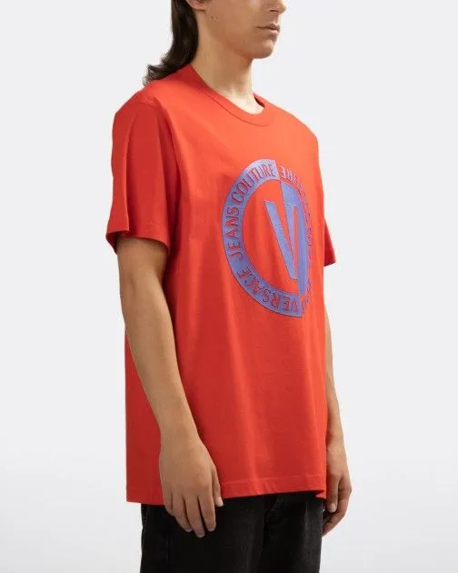 Camiseta Versace Jeans Couture 74GAHI07 Rojo