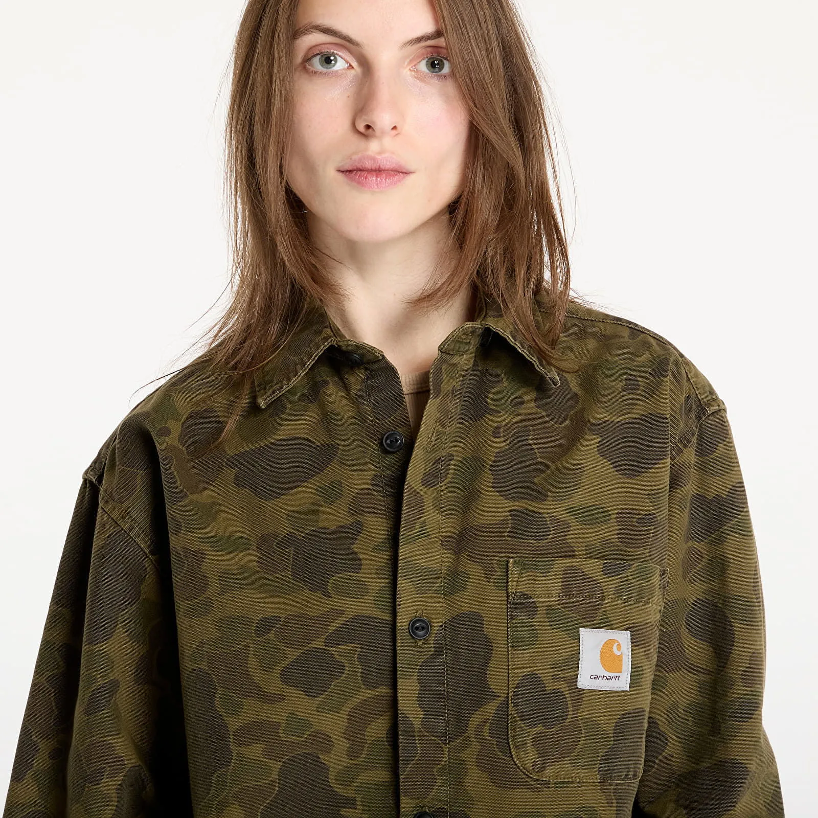 Carhartt WIP Carhartt WIP L/S Duck Shirt men Overshirts green in size:XXL