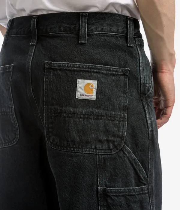 Carhartt WIP Single Knee Pant Smith Vaqueros (black stone washed)