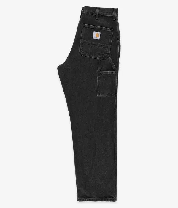 Carhartt WIP Single Knee Pant Smith Vaqueros (black stone washed)