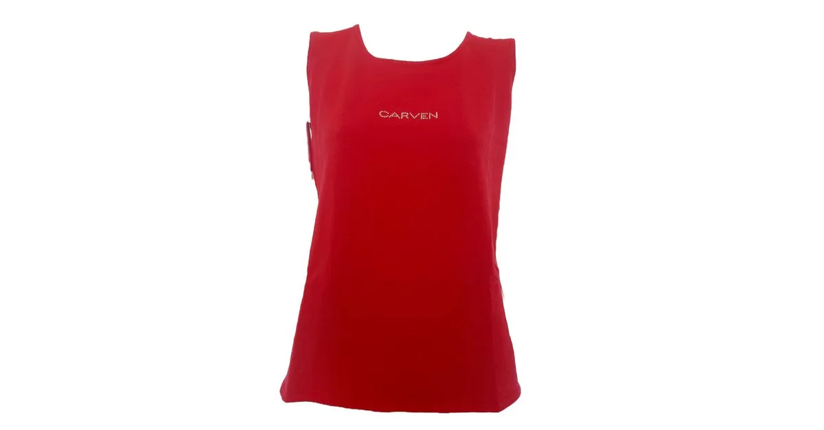 Carven Parte superior Roja 