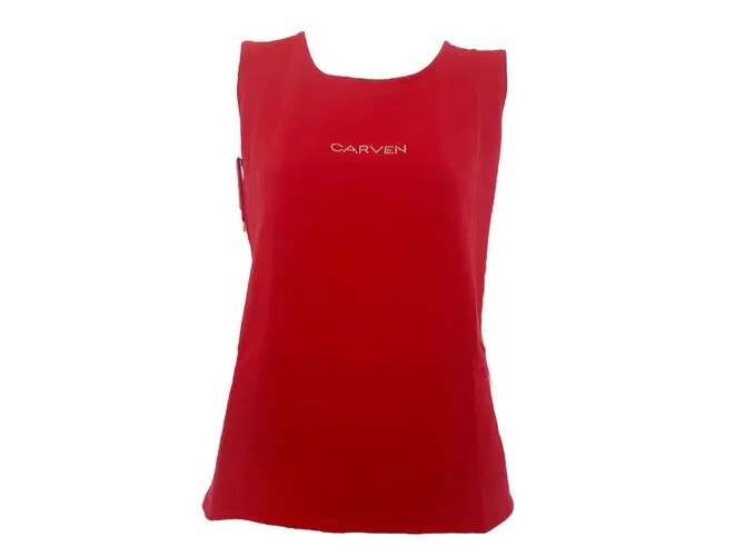 Carven Parte superior Roja 