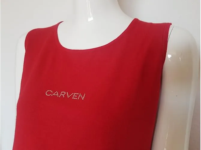 Carven Parte superior Roja 