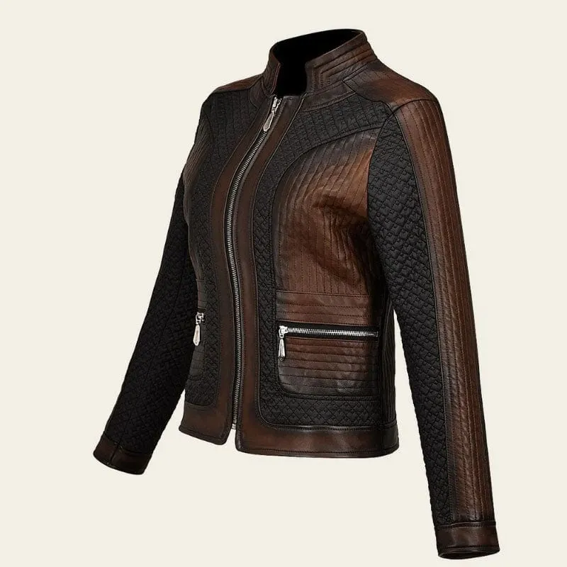Chamarra Cuadra M329COC Chocolate