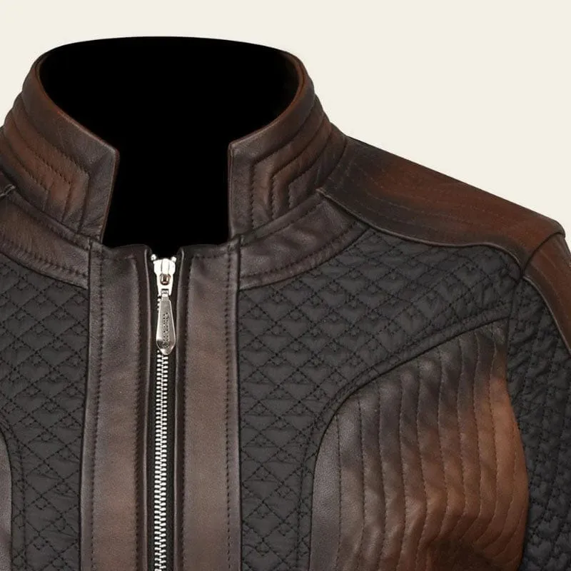 Chamarra Cuadra M329COC Chocolate