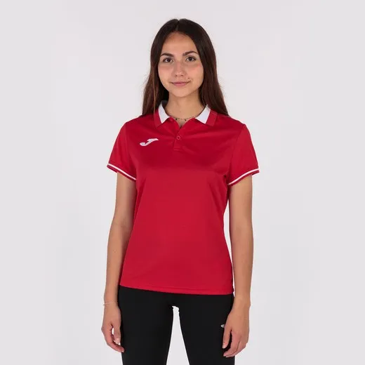 Championship Vi Short Sleeve Polo Red White
