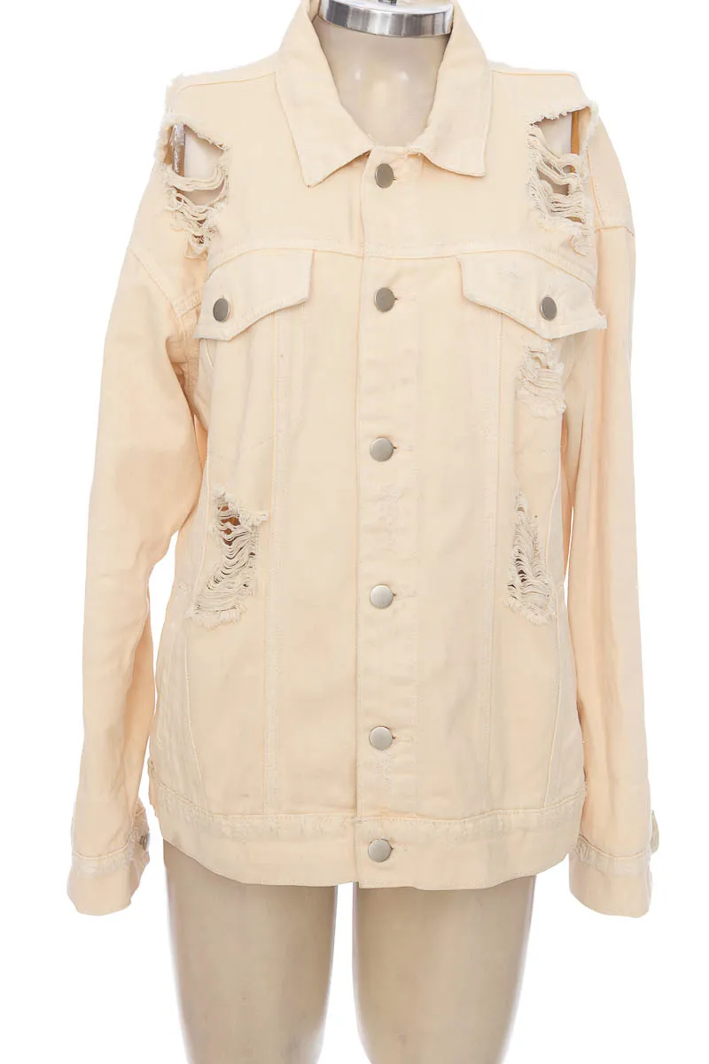 CHAQUETA / ABRIGO COLOR BEIGE  FOREVER 21