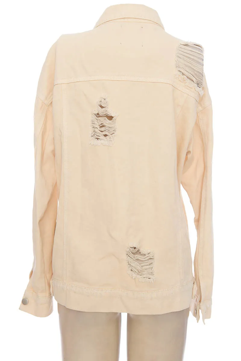 CHAQUETA / ABRIGO COLOR BEIGE  FOREVER 21