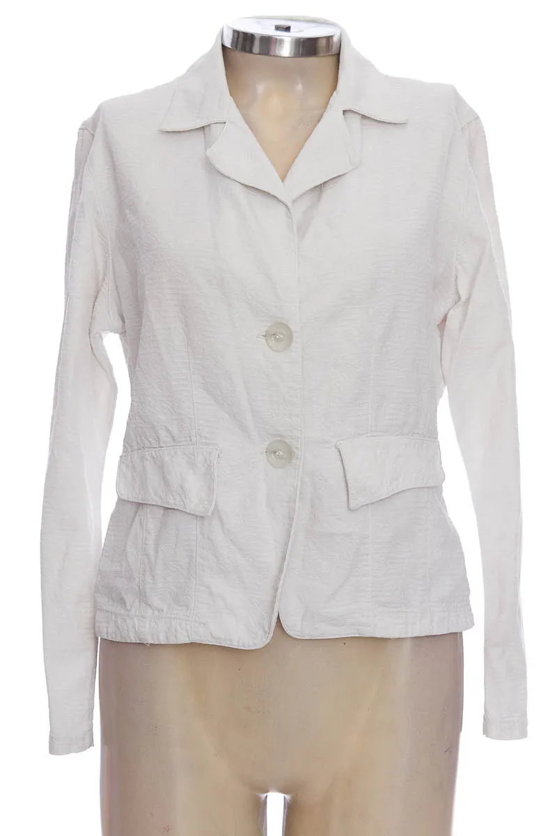 CHAQUETA / ABRIGO COLOR BLANCO  JUANCA´S
