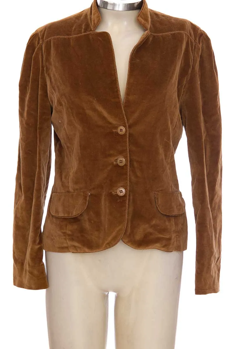 CHAQUETA / ABRIGO COLOR CAFé  PATTY WOODARD