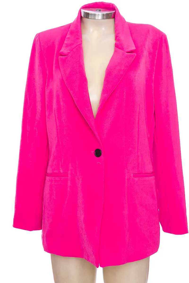 CHAQUETA / ABRIGO COLOR FUCSIA  SEVEN SEVEN