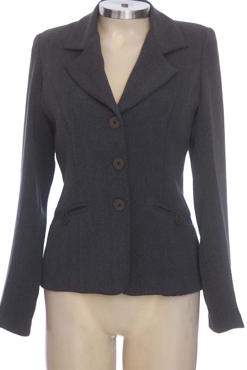 CHAQUETA / ABRIGO COLOR GRIS  ALTA SOCIEDAD