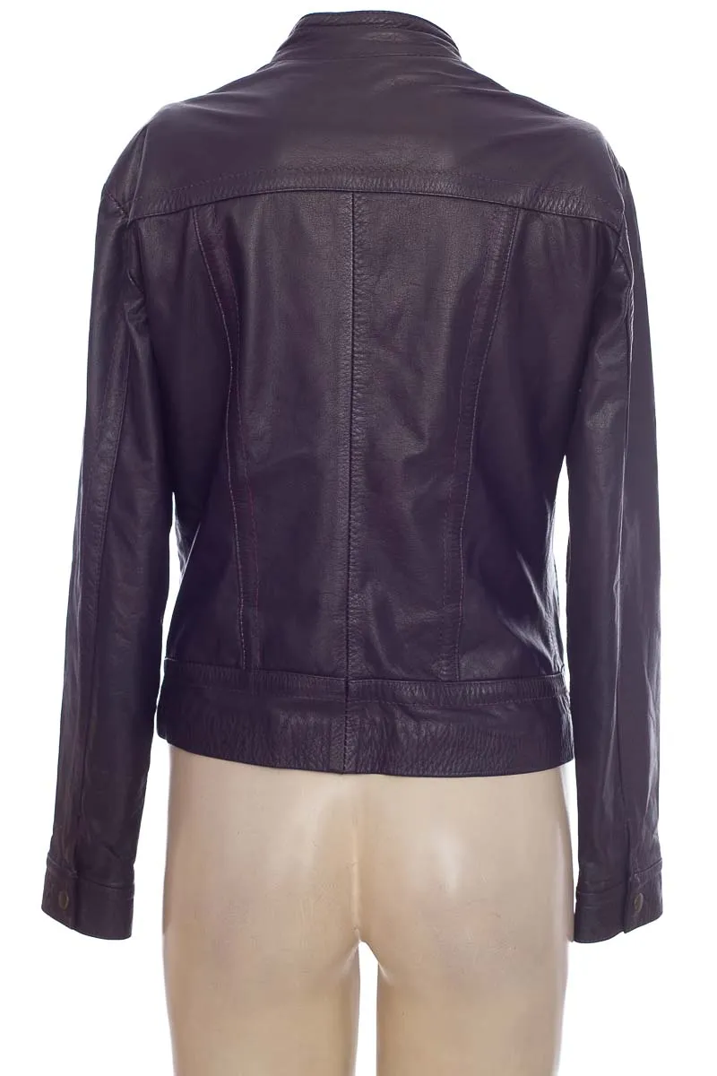 CHAQUETA / ABRIGO COLOR MORADO  CUEROS GAMA