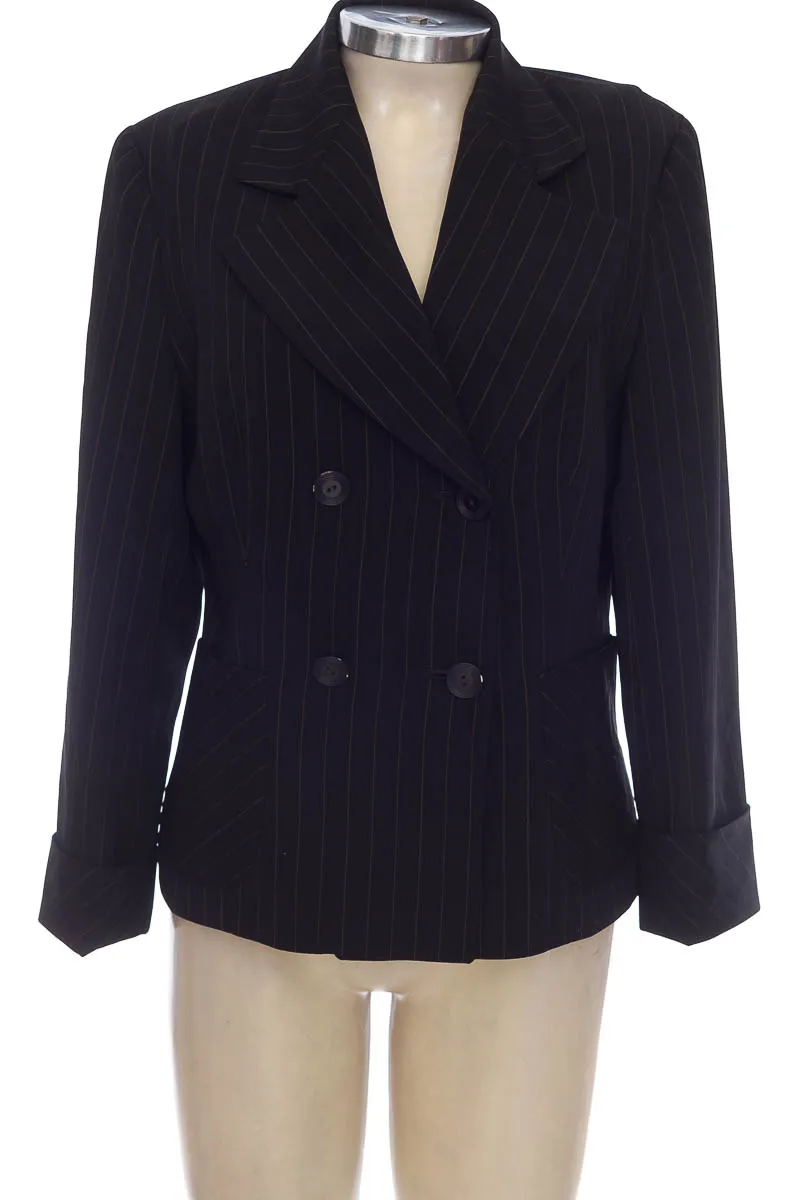 CHAQUETA / ABRIGO COLOR NEGRO  DISEñO FRANCéS