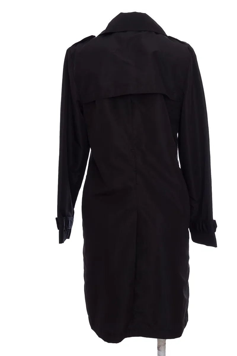 CHAQUETA / ABRIGO COLOR NEGRO  DURAZZNO COLLECTION