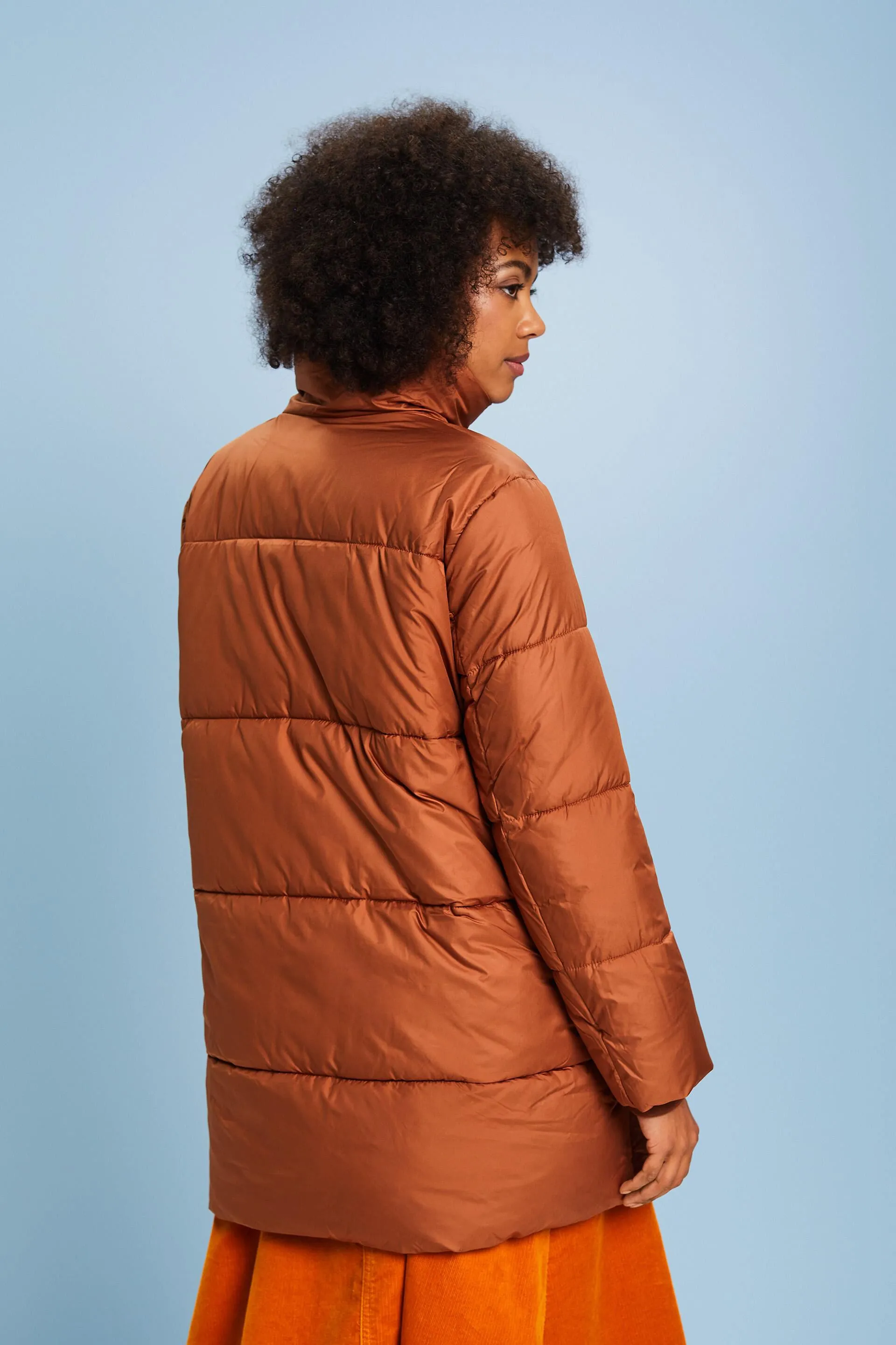 Chaqueta acolchada larga