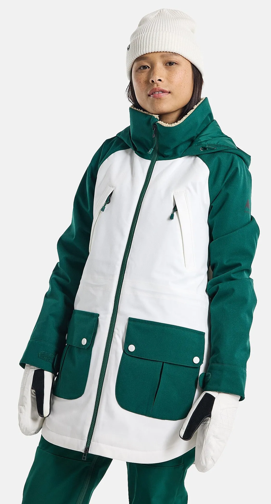 CHAQUETA BURTON PROWESS  BOTANICAL GARDEN/STOUT WHITE  WOMEN´S
