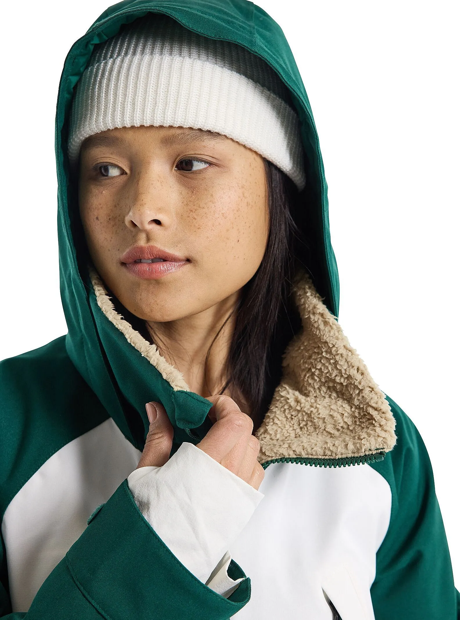 CHAQUETA BURTON PROWESS  BOTANICAL GARDEN/STOUT WHITE  WOMEN´S
