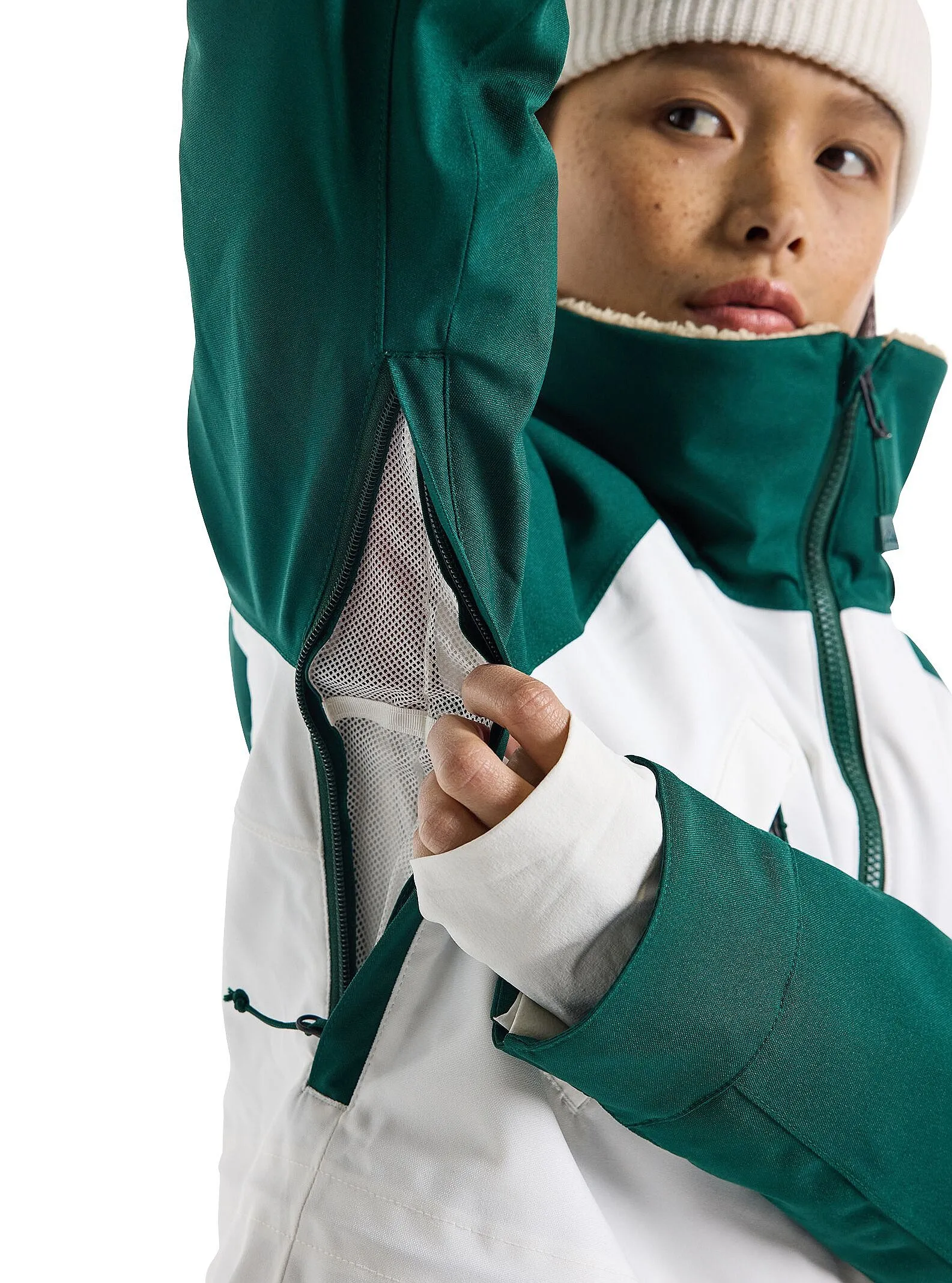 CHAQUETA BURTON PROWESS  BOTANICAL GARDEN/STOUT WHITE  WOMEN´S