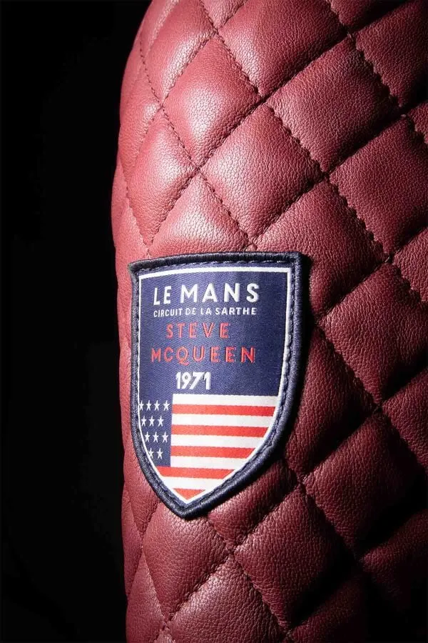 Chaqueta Hombre Steve Mcqueen Lenny3 Dark Red