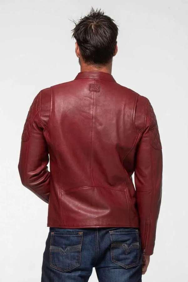 Chaqueta Hombre Steve Mcqueen Lenny4 Dark Red
