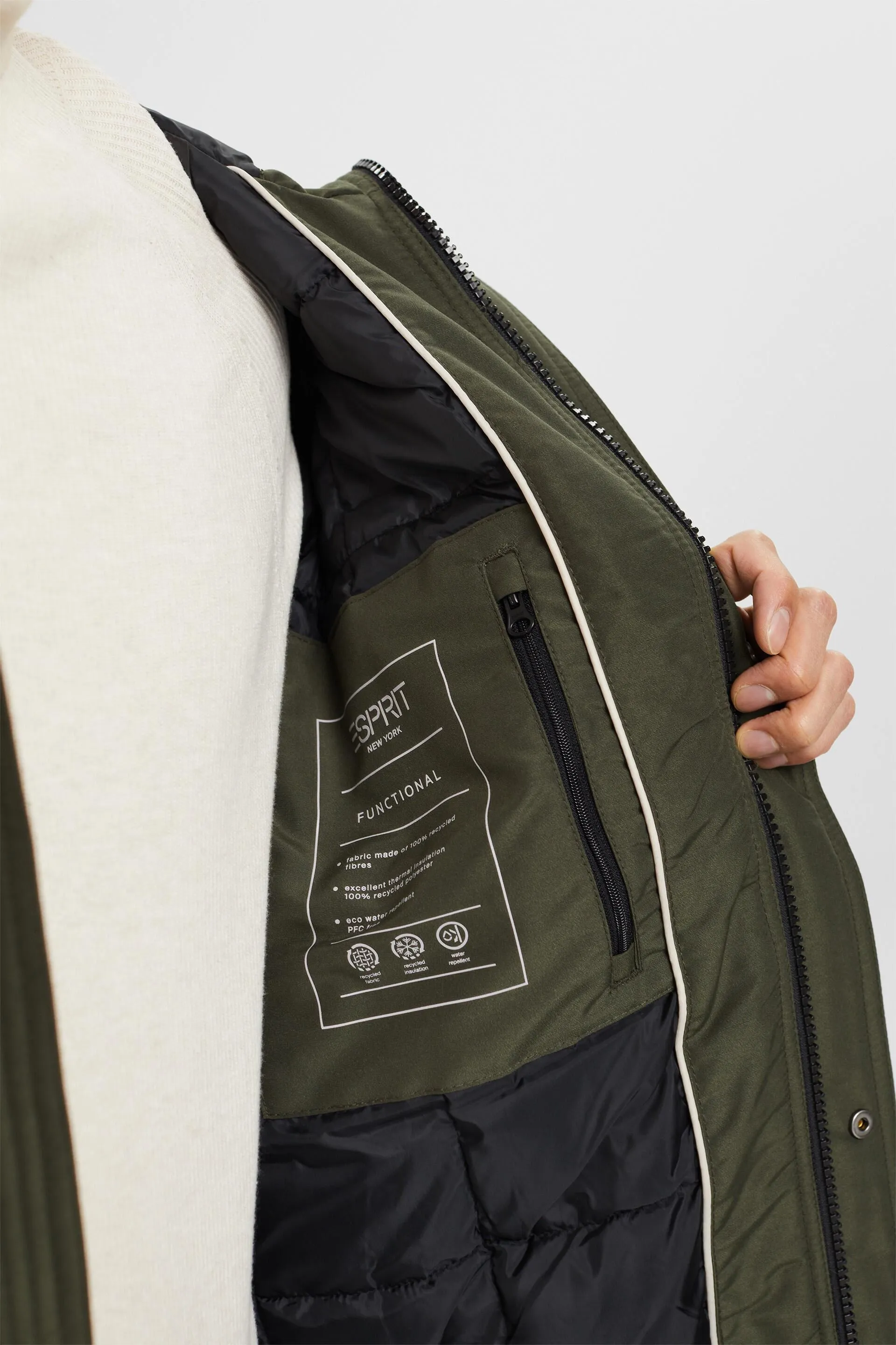 Chaqueta shell acolchada