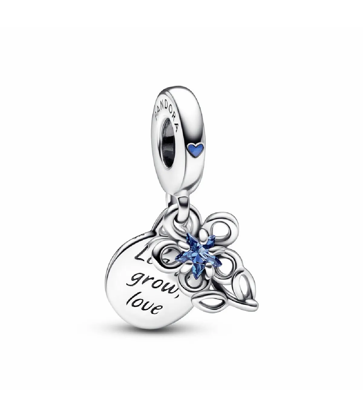 CHARM COLGANTE DOBLE FLORECIENDO  792293C01