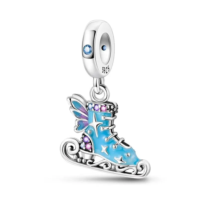 Charm Navidad Patines de Hielo